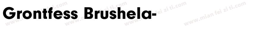 Grontfess Brushela字体转换